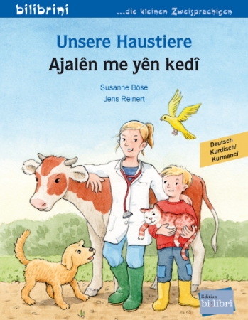 Unsere Haustiere - Kinderbuch in Deutsch und Kurdisch (Kurmanci)