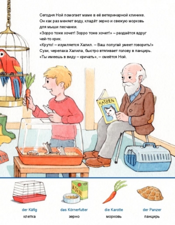 Unsere Haustiere - Kinderbuch in Deutsch und Russisch