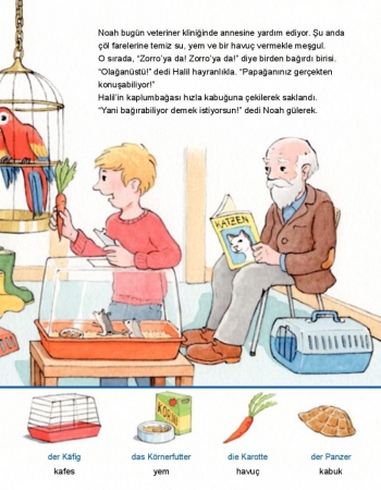 Unsere Haustiere - Kinderbuch in Deutsch und Türkisch