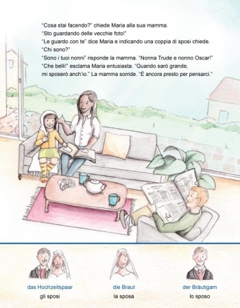 Meine Familie - Zweisprachiges Kinderbuch in Deutsch und Italienisch