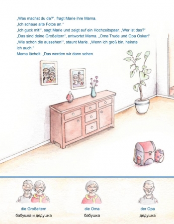 Meine Familie - Zweisprachiges Kinderbuch in Deutsch und Russisch