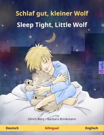Schlaf gut, kleiner Wolf Deutsch - Englisch