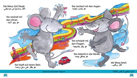 Hallo, liebe Maus! Mein Körper,  Deutsch-Arabisch