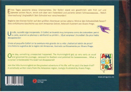 Der Kolibri, der seinen Schnabel verlor  Kinderbuch in drei Sprachen