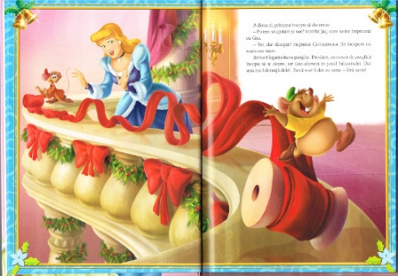 Disney-Prinzessinnenbuch in Rumänischer Sprache mit Audio CD