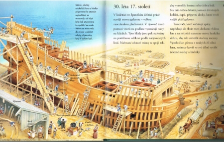 Kindersachbuch in Tschechisch zum Thema historische Schifffahrt