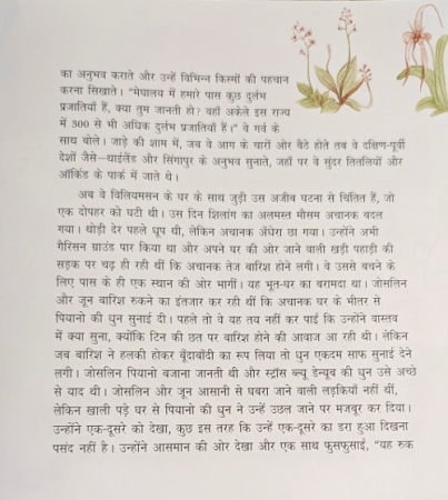 Kinderbuch zu Thema Biopiraterie in Hindi