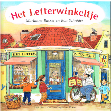 Der  Buchstaben Laden - Niederländisches Bilderbuch