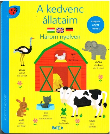 Bildwörterbuch zum Thema Tier in Ungarisch - Englisch - Deutsch