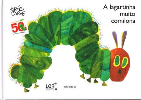 Die kleine Raupe Nimmersatt - Portugiesische Ausgabe im Großformat