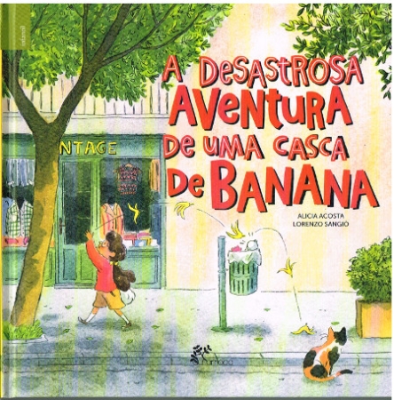 Bananenschalen Abenteuer - Bilderbuch in Portugiesisch