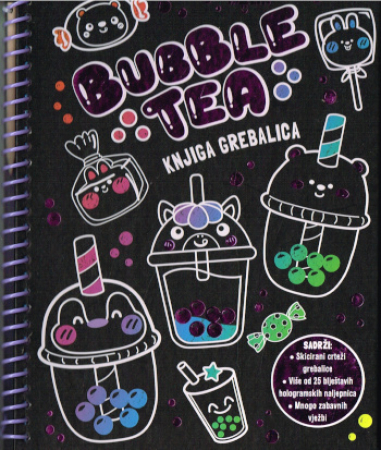 Bubble Tea - Kratzbuch für Kinder ab 6 Jahren in Bosnisch