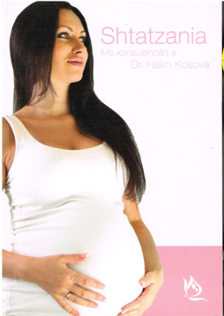 Buch zum Thema Schwangerschaft in albanischer Sprache