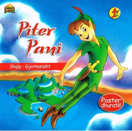 Peter Pan in einer zweisprachigen Ausgabe - Albanisch und Deutsch
