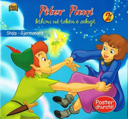 Peter Pan in einer zweisprachigen Ausgabe - Albanisch und Deutsch