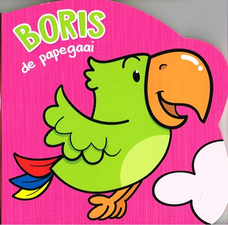 Pappbilderbuch in Niederländisch - Boris de Papagaai