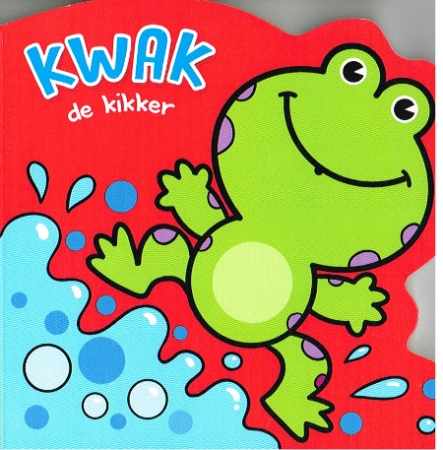 Pappbilderbuch in Niederländisch - Kwak de Kikker