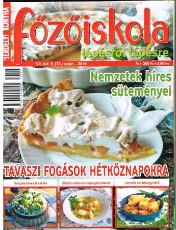 Koch und Backzeitschrift auf Ungarisch von April 2019