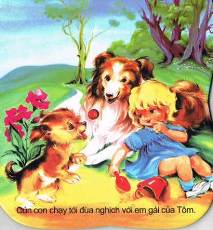 Cún con tốt bụng của bé Mai - Pappbilderbuch in Vietnamesisch