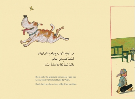 Leonard,  Zweisprachiges Kinderbuch Arabisch - Deutsch