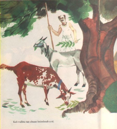 Kinderbuch in Mizo ( Lushai )