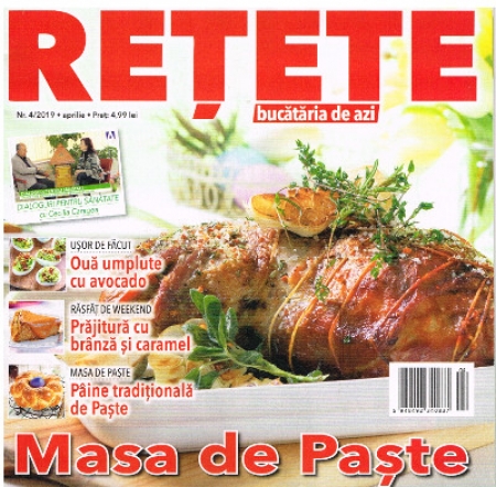 Kochzeitschrift auf Rumänisch - Ausgabe April 2019