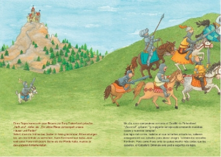 Ritter Winzig, Zweisprachiges Kinderbuch Deutsch - Spanisch