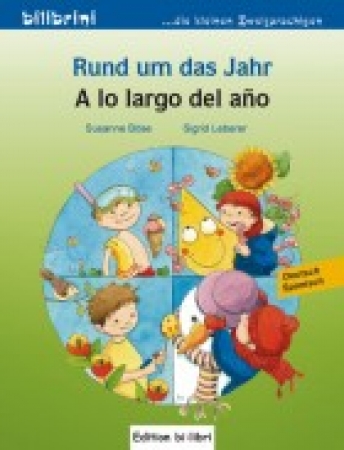 Rund um das Jahr, Kinderbuch Deutsch-Spanisch