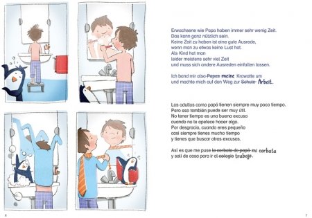 Wie Papa, Kinderbuch in Deutsch-Spanisch